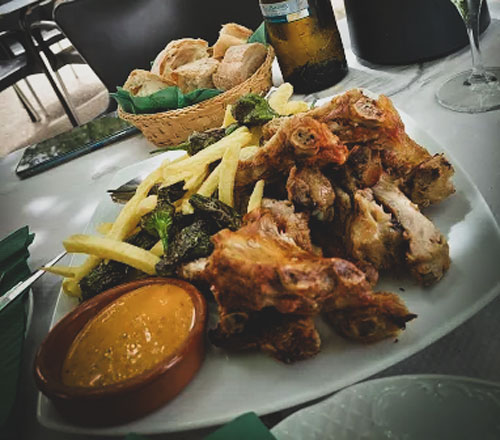 Comer en Mondariz Balneario - Pontevedra - Galicia